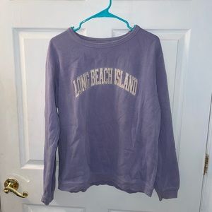 Purple Sweatshirt from LBI!